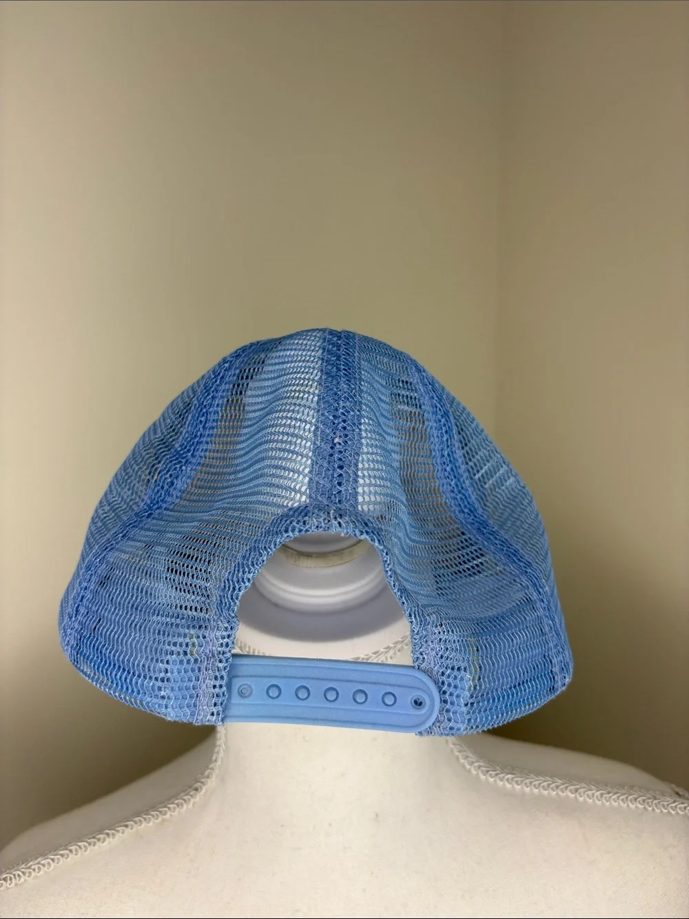 2007 Airbrushed Blue Cotton Trucker Hat